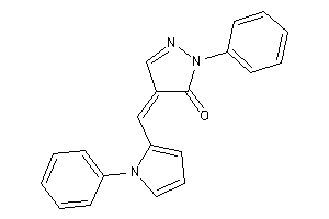 2-phenyl-4-[(1-phenylpyrrol-2-yl)methylene]-2-pyrazolin-3-one