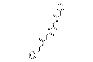 Image of 4-keto-4-[[(2-phenylacetyl)amino]thiocarbamoylamino]butyric Acid Phenethyl Ester