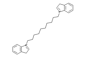 Image of 1-[10-(3H-indol-1-ium-1-yl)decyl]-3H-indol-1-ium