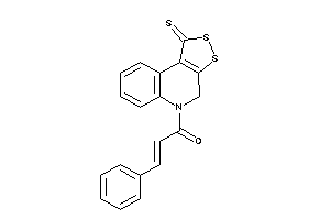 3-phenyl-1-(1-thioxo-4H-dithiolo[3,4-c]quinolin-5-yl)prop-2-en-1-one