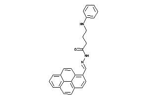 4-anilino-N-(pyren-1-ylmethyleneamino)butyramide