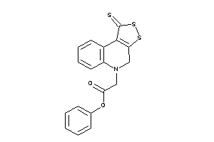 2-(1-thioxo-4H-dithiolo[3,4-c]quinolin-5-yl)acetic Acid Phenyl Ester