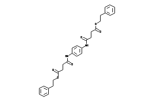 Image of 4-keto-4-[4-[(4-keto-4-phenethyloxy-butanoyl)amino]anilino]butyric Acid Phenethyl Ester