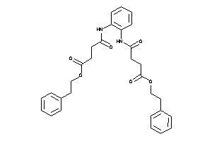 Image of 4-keto-4-[2-[(4-keto-4-phenethyloxy-butanoyl)amino]anilino]butyric Acid Phenethyl Ester