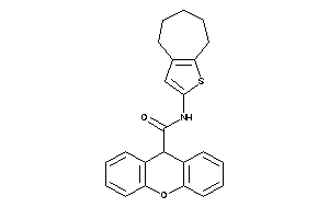 Image of N-(5,6,7,8-tetrahydro-4H-cyclohepta[b]thiophen-2-yl)-9H-xanthene-9-carboxamide
