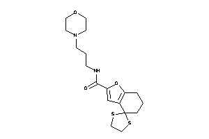 Image of N-(3-morpholinopropyl)spiro[1,3-dithiolane-2,4'-6,7-dihydro-5H-benzofuran]-2'-carboxamide