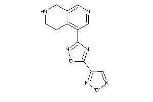 Image of 5-furazan-3-yl-3-(5,6,7,8-tetrahydro-2,7-naphthyridin-4-yl)-1,2,4-oxadiazole