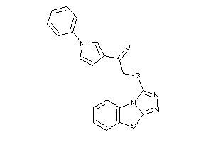 1-(1-phenylpyrrol-3-yl)-2-([1,2,4]triazolo[3,4-b][1,3]benzothiazol-1-ylthio)ethanone