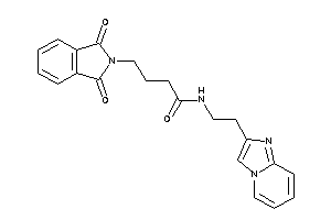 Image of N-(2-imidazo[1,2-a]pyridin-2-ylethyl)-4-phthalimido-butyramide