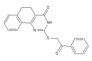 2-(phenacylthio)-5,6-dihydro-3H-benzo[h]quinazolin-4-one