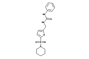 1-phenyl-3-[(5-piperidinosulfonyl-2-thienyl)methyl]urea