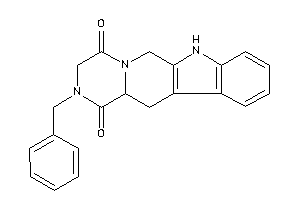 2-benzyl-6,7,12,12a-tetrahydro-3H-pyrazino[1,2-b]$b-carboline-1,4-quinone