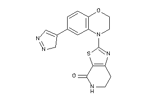 2-[6-(3H-pyrazol-4-yl)-2,3-dihydro-1,4-benzoxazin-4-yl]-6,7-dihydro-5H-thiazolo[5,4-c]pyridin-4-one