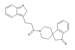 1'-[3-(2H-indol-3-yl)propanoyl]spiro[indane-3,4'-piperidine]-1-one