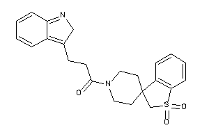 Image of 1-(1,1-diketospiro[2H-benzothiophene-3,4'-piperidine]-1'-yl)-3-(2H-indol-3-yl)propan-1-one