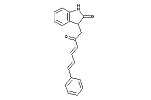 3-(2-keto-6-phenyl-hexa-3,5-dienyl)oxindole