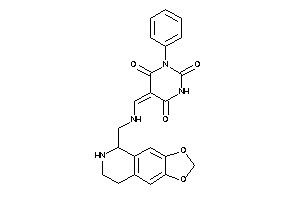 1-phenyl-5-[(5,6,7,8-tetrahydro-[1,3]dioxolo[4,5-g]isoquinolin-5-ylmethylamino)methylene]barbituric Acid