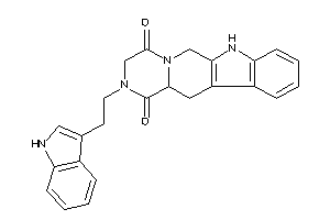 2-[2-(1H-indol-3-yl)ethyl]-6,7,12,12a-tetrahydro-3H-pyrazino[1,2-b]$b-carboline-1,4-quinone