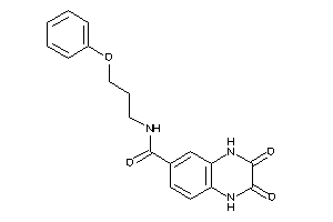 Image of 2,3-diketo-N-(3-phenoxypropyl)-1,4-dihydroquinoxaline-6-carboxamide