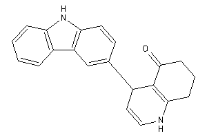 4-(9H-carbazol-3-yl)-4,6,7,8-tetrahydro-1H-quinolin-5-one