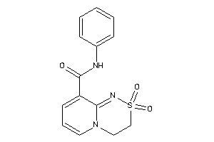Image of 2,2-diketo-N-phenyl-3,4-dihydropyrido[2,1-c][1,2,4]thiadiazine-9-carboxamide