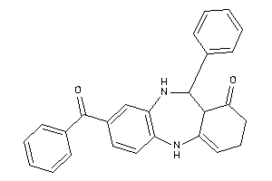 Image of 3-benzoyl-6-phenyl-5,6,6a,8,9,11-hexahydrobenzo[b][1,5]benzodiazepin-7-one