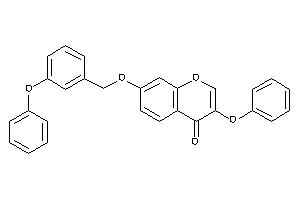 3-phenoxy-7-(3-phenoxybenzyl)oxy-chromone