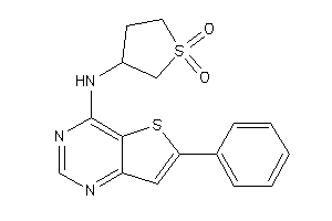Image of (1,1-diketothiolan-3-yl)-(6-phenylthieno[3,2-d]pyrimidin-4-yl)amine
