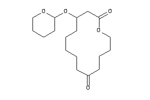 Image of 9-tetrahydropyran-2-yloxy-6-oxacyclotetradecane-1,7-quinone