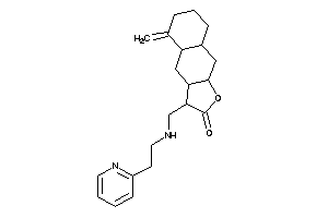 5-methylene-3-[[2-(2-pyridyl)ethylamino]methyl]-3,3a,4,4a,6,7,8,8a,9,9a-decahydrobenzo[f]benzofuran-2-one