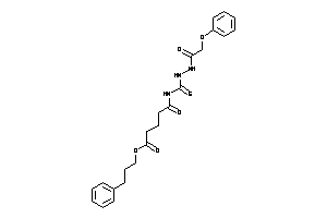 5-keto-5-[[(2-phenoxyacetyl)amino]thiocarbamoylamino]valeric Acid 3-phenylpropyl Ester