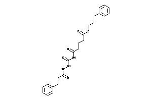 5-[(hydrocinnamoylamino)thiocarbamoylamino]-5-keto-valeric Acid 3-phenylpropyl Ester