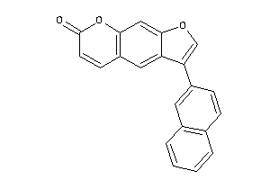 Image of 3-(2-naphthyl)furo[3,2-g]chromen-7-one