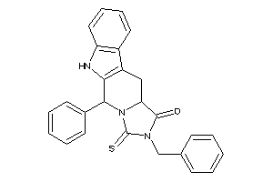 2-benzyl-10-phenyl-1-thioxo-3a,4,9,10-tetrahydroimidazo[1,5-b]$b-carbolin-3-one