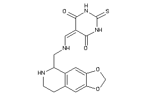 5-[(5,6,7,8-tetrahydro-[1,3]dioxolo[4,5-g]isoquinolin-5-ylmethylamino)methylene]-2-thioxo-hexahydropyrimidine-4,6-quinone