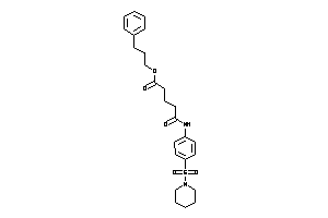 5-keto-5-(4-piperidinosulfonylanilino)valeric Acid 3-phenylpropyl Ester