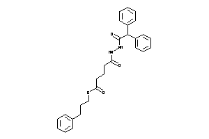 Image of 5-[N'-(2,2-diphenylacetyl)hydrazino]-5-keto-valeric Acid 3-phenylpropyl Ester