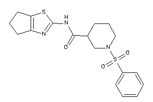 1-besyl-N-(5,6-dihydro-4H-cyclopenta[d]thiazol-2-yl)nipecotamide