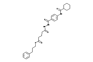 Image of 5-[N'-[4-(cyclohexanecarbonylamino)benzoyl]hydrazino]-5-keto-valeric Acid 3-phenylpropyl Ester