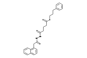5-keto-5-[N'-[2-(1-naphthyl)acetyl]hydrazino]valeric Acid 3-phenylpropyl Ester