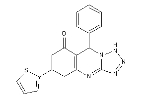 Image of 9-phenyl-6-(2-thienyl)-5,6,7,9-tetrahydro-1H-tetrazolo[5,1-b]quinazolin-8-one