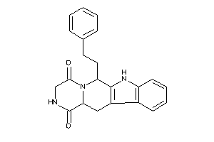 6-phenethyl-2,3,6,7,12,12a-hexahydropyrazino[1,2-b]$b-carboline-1,4-quinone