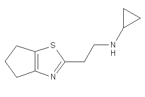 Cyclopropyl-[2-(5,6-dihydro-4H-cyclopenta[d]thiazol-2-yl)ethyl]amine