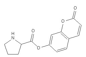 Image of Pyrrolidine-2-carboxylic Acid (2-ketochromen-7-yl) Ester