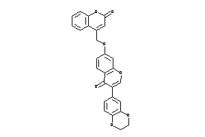3-(2,3-dihydro-1,4-benzodioxin-6-yl)-7-[(2-ketochromen-4-yl)methoxy]chromone