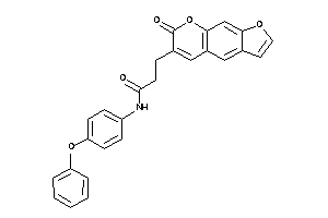 3-(7-ketofuro[3,2-g]chromen-6-yl)-N-(4-phenoxyphenyl)propionamide