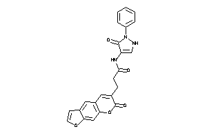 3-(7-ketofuro[3,2-g]chromen-6-yl)-N-(5-keto-1-phenyl-3-pyrazolin-4-yl)propionamide