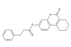 3-phenylpropionic Acid (6-keto-7,8,9,10-tetrahydrobenzo[c]isochromen-3-yl) Ester