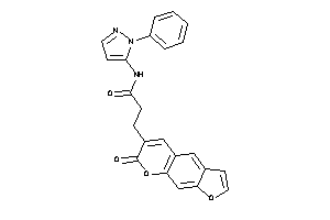 3-(7-ketofuro[3,2-g]chromen-6-yl)-N-(2-phenylpyrazol-3-yl)propionamide