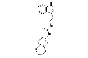 Image of 1-(2,3-dihydro-1,4-benzodioxin-6-yl)-3-[2-(1H-indol-3-yl)ethyl]urea